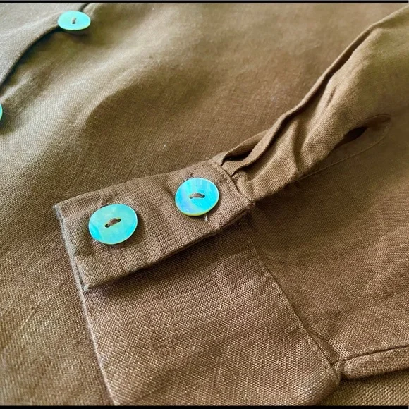 Mango Linen Top - Picture 5 of 7